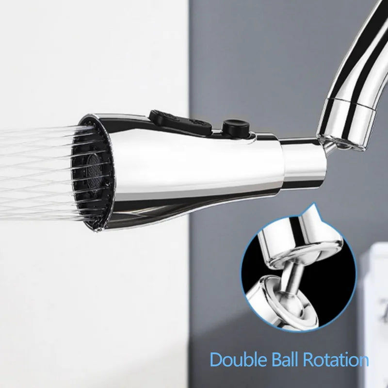 Grifo Giratorio 360° con Filtro | Extensor para Cocina y Lavabo