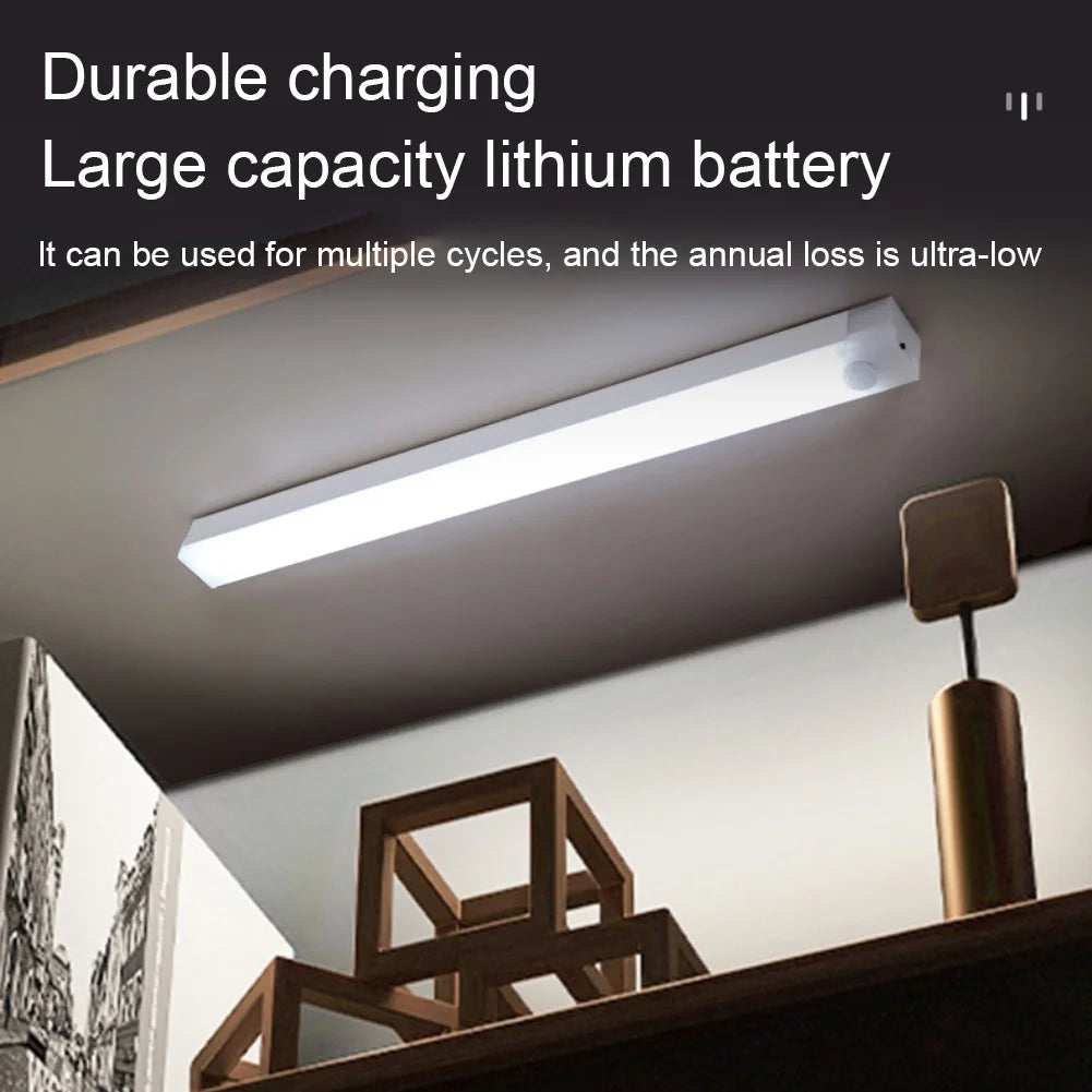 Luz LED con Sensor de Movimiento Recargable | Iluminación Inalámbrica para Armarios, Cocina o Escaleras