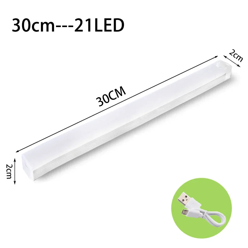Luz LED con Sensor de Movimiento Recargable | Iluminación Inalámbrica para Armarios, Cocina o Escaleras