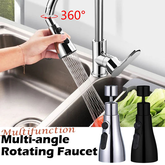 Grifo Giratorio 360° con Filtro | Extensor para Cocina y Lavabo